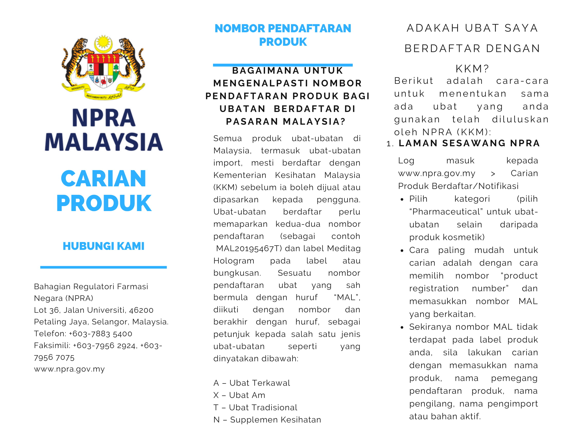 Agensi Regulatori Farmasi Negara Npra