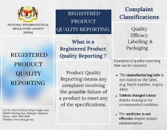 Registered Product Quality Reporting
